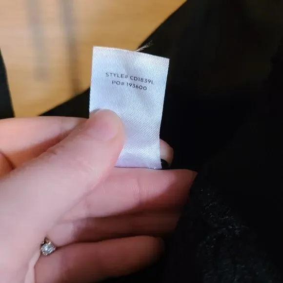 NEW Lulus Desirably Dramatic Black Lace Dress Womens L MIDI Whimsigoth Witchy - Picture 12 of 15